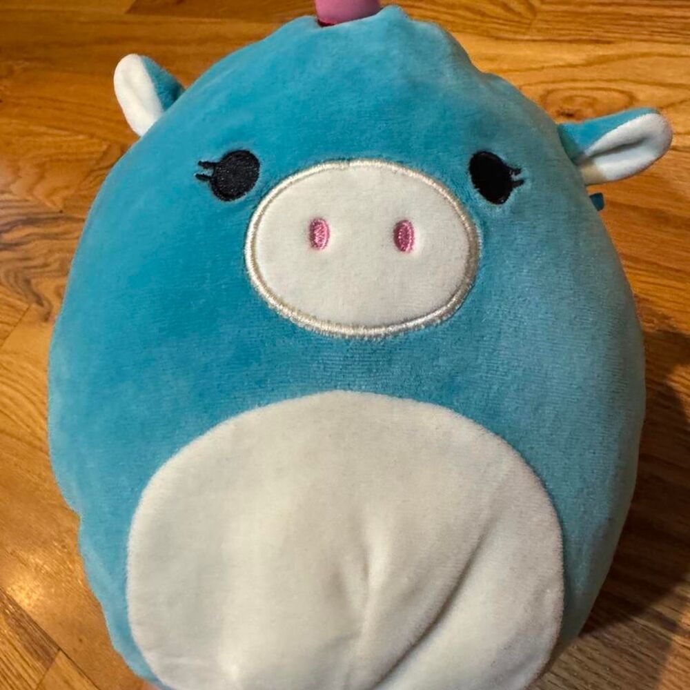Squishmallows Teal Unicorn Plush
